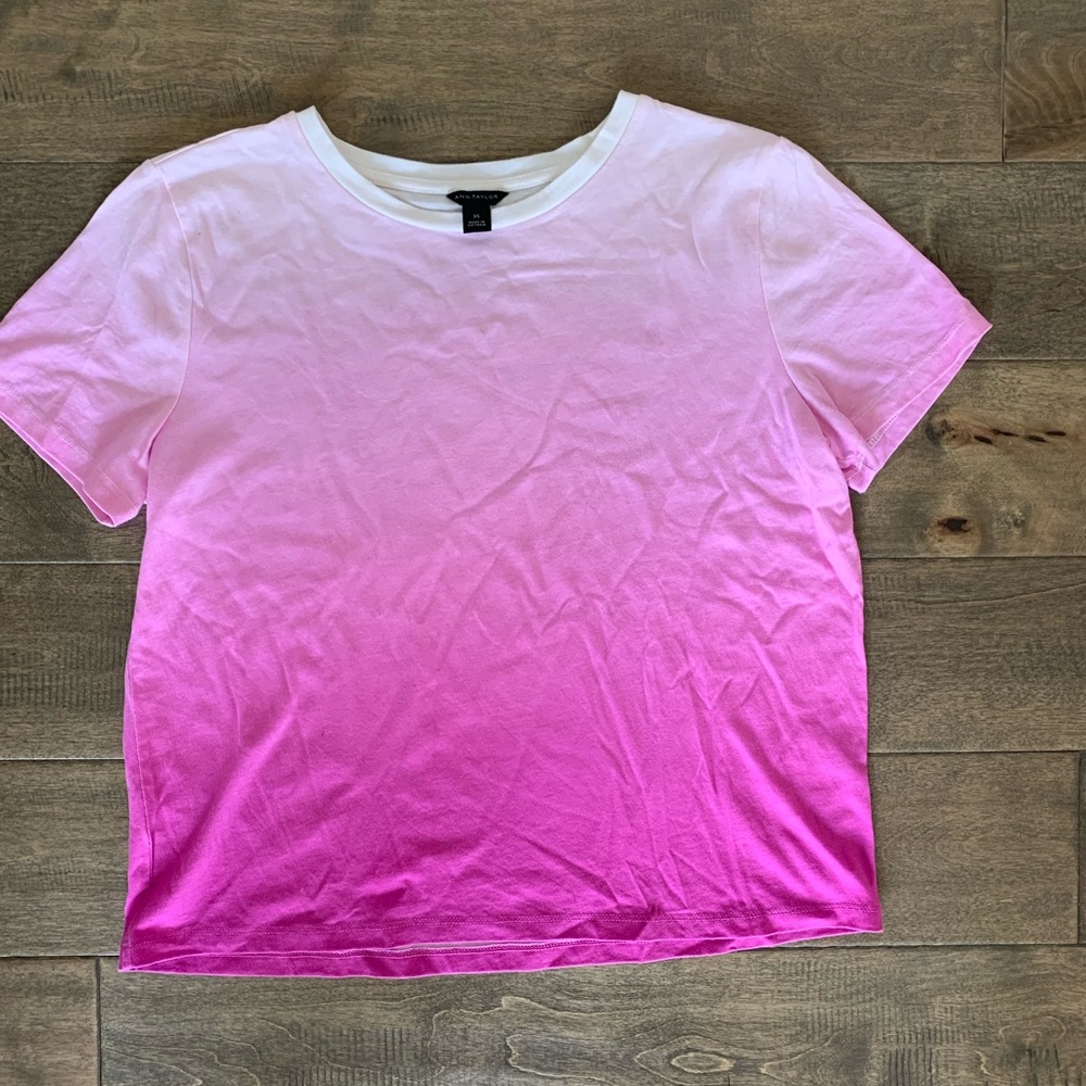 Ann Taylor- Dip Dye Relaxed Fit Top
